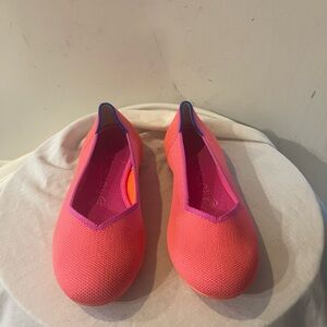 Rothy’s Neon Pink Slip-On Shoes